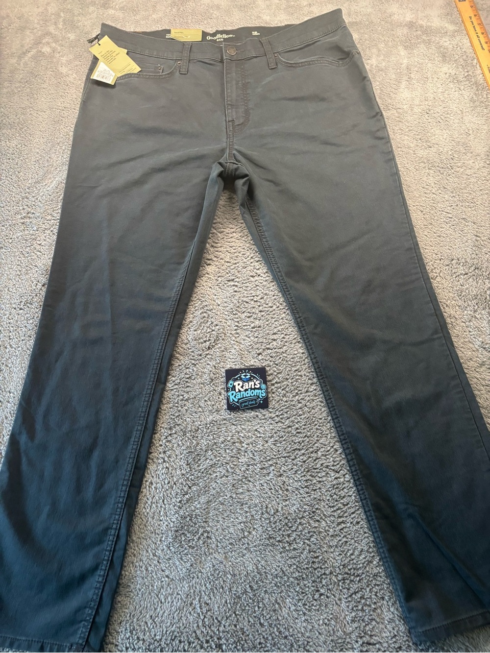 New Goodfellow & Co Men’s Slim Fit Total Flex Pants 40x32 Blue Stretch NWT